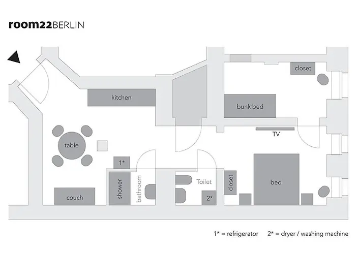 P22 22 Prenzlauer Berg アパート *